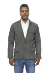 Infinity Leather Mens Slim Goat Suede Italian Blazer Jacket-alexandria In Grey