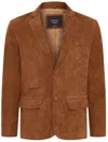 Infinity Leather Mens Slim Goat Suede Italian Blazer Jacket-somero In Multi