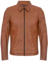 Infinity Leather Mens Smart Classic Harrington Leather Jacket-new York In Multi