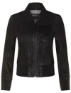Infinity Leather Womens Ma-1 Varsity Bomber Jacket-modbury In Black