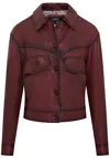 Infinity Leather Womens Retro Biker Leather Jacket - Kopervik In Multi