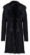 Infinity Leather Womens Toscana Sheepskin Suede Trench Coat-tbilisi In Brown