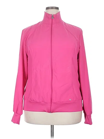 Pre-owned Infinity Track Jacket In Pink