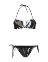 Infinity Woman Bikini Black Size M Polyester, Elastane In Black