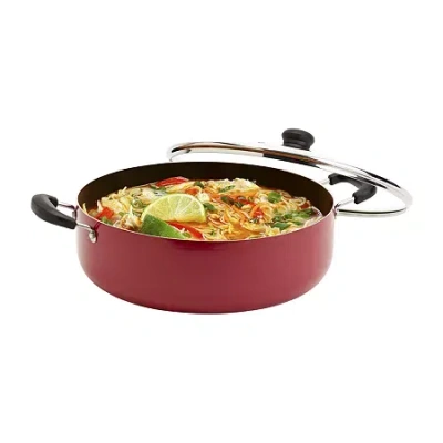 Infuse 10.5-qt. Non-stick Family Cooker In Red