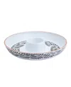 Infuse 16" Melamine Chip And Dip Platter