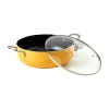 Infuse Aluminum Non-stick 6-qt Caldero Saute Pan In Yellow