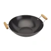 Infuse Carbon Steel 14" Non-stick Wok In Black