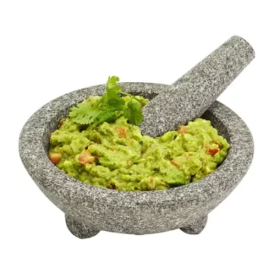 Infuse Granite 2-pc. Mortar And Pestle Set In Gray