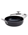 Infuse Latin Aluminum 3 Quart Caldero With Lid In Black