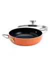 Infuse Latin Aluminum 3 Quart Caldero With Lid In Orange