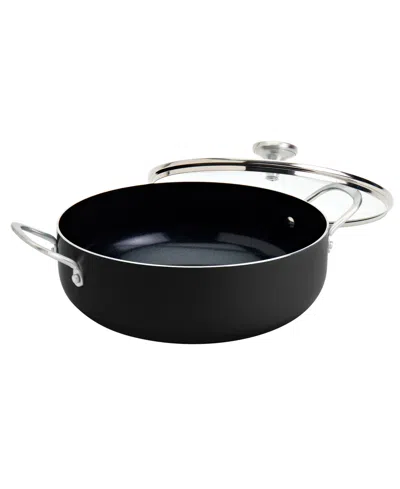 Infuse Latin Aluminum 6 Quart Caldero With Lid In Black