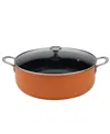 Infuse Latin Caldero Nonstick Aluminum 10.5-quart Saute Pan In Orange