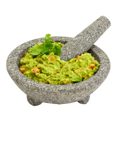 Infuse Latin Granite 8" Molcajete In Gray