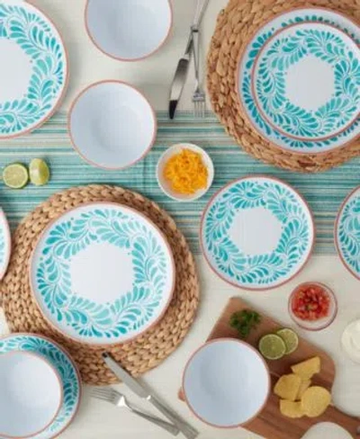 Infuse Melamine Dinnerware Collection In Blue