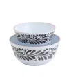 Infuse Melamine Serving Bowls, Set Of 2