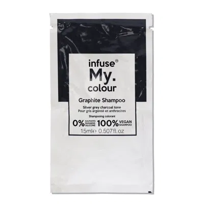 Infuse My Colour Graphite Shampoo By  For Unisex - 0.507 oz Shampoo In Brown