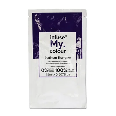 Infuse My Colour Platinum Shampoo By  For Unisex - 0.5 oz Shampoo In Gray