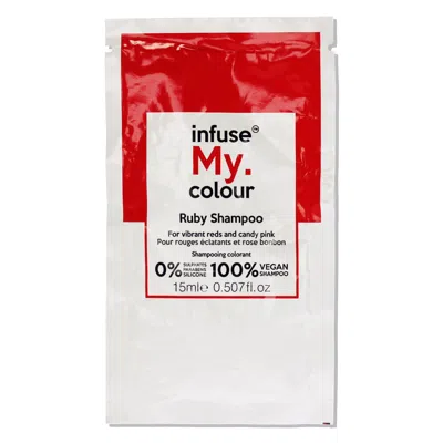 Infuse My Colour Ruby Shampoo By  For Unisex - 15 ml Shampoo In Red