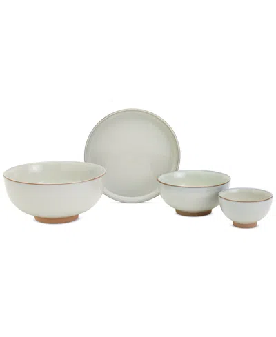 Infuse Nesting 4 Pc. Noodle Bowl Set, Service For 1 In Ivory