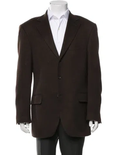 Pre-owned Ing. Loro Piana & C. Vintage Camel Hair Blazer In Brown