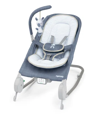 Ingenuity Baby Happy Belly Rock-to-happy Belly Rock-to-bounce Massage Seat In Multi