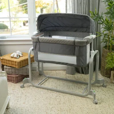 Ingenuity Dream Hero Starlight 3-in-1 Co-sleeping Bassinet - Lume (grey) In Gray