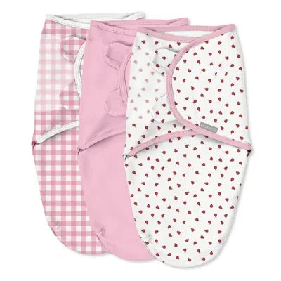 Ingenuity Swaddleme By  Original Swaddle - Lady Bug Picnic In White;red;pink