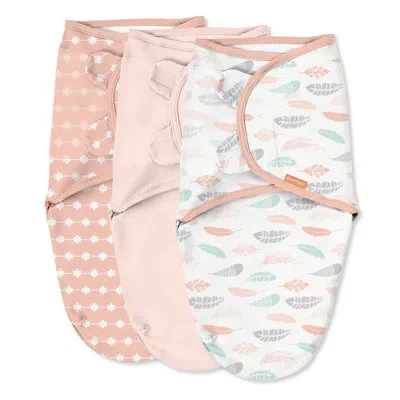 Ingenuity Swaddleme By  Original Swaddle, Size Small/medium, For Ages 0-3 Months, 7-14 Pounds, Up To  In Pink