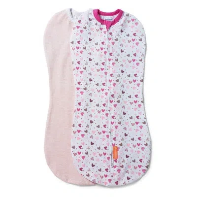Ingenuity Swaddleme By  Pod - I Heart You In White;red;pink