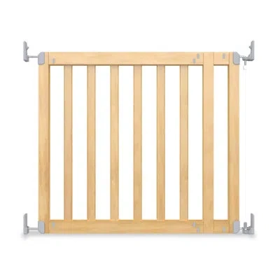 Ingenuity The Doorway 36s Series Custom Collection, Safety Pet And Baby Gate, 30"-36" Wide, 28" Tall, Pressure In Brown
