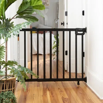Ingenuity The Stairway 48w Series, Pet And Baby Gate, 30'-48' Wide, 32" Tall - Black