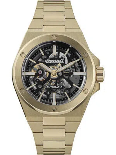 Pre-owned Ingersoll I15001 Mens Watch Baller Automatic 43mm 5atm