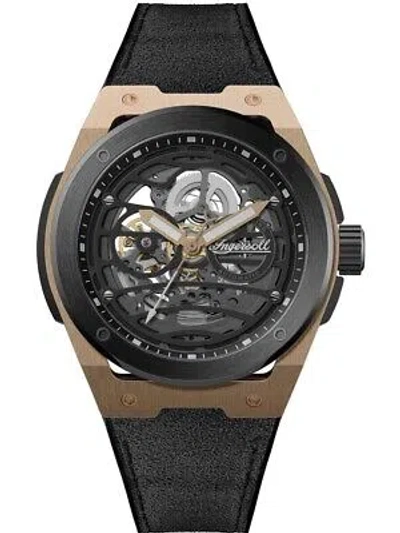 Pre-owned Ingersoll I15202 Mens Watch Springfield Automatic 47mm 5atm
