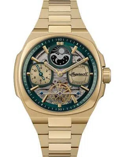 Pre-owned Ingersoll I15803 Mens Watch The Spirit Automatic 47mm 5atm