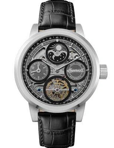 Pre-owned Ingersoll I16001 Mens Watch The Arc Automatic 44mm 5atm