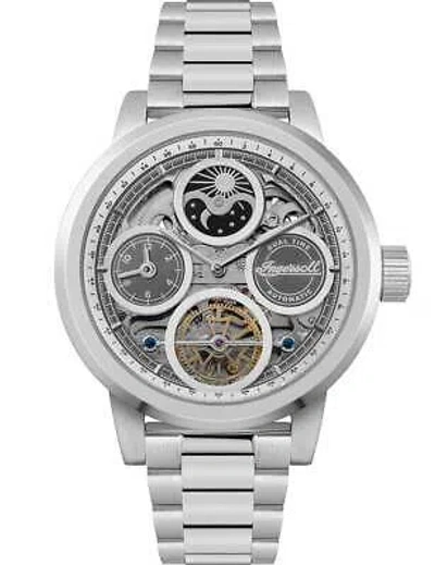 Pre-owned Ingersoll I16002 Mens Watch The Arc Automatic 44mm 5atm