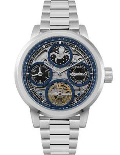 Pre-owned Ingersoll I16003 Mens Watch The Arc Automatic 44mm 5atm