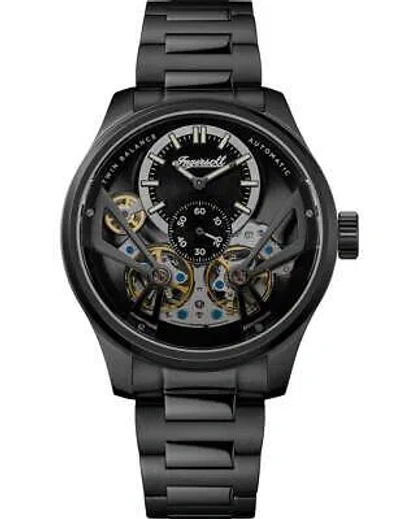 Pre-owned Ingersoll I16102 Mens Watch The Naismith Automatic 46mm 5atm