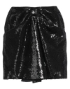Ingie Paris Woman Mini Skirt Black Size 6 Polyester In Black