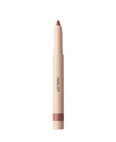 Inglot Creamy Satin Finish Lipliner, 0.05 Oz. In Red