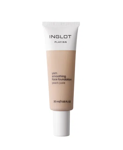 Inglot Smoothing Matte Face Foundation, 1.0 Oz. In Brown