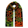 Ingmarson Green / Orange Odd Wiring Wool & Cashmere Scarf Orange & Green Men In Multi