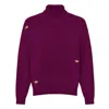 Ingmarson Men's Bee Embroidered Wool & Cashmere Rollneck Purple In Purple