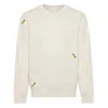 Ingmarson Neutrals Bee Embroidered Sweatshirt Ecru Men In Beige