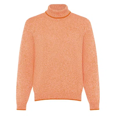 Ingmarson Speckled Wool & Cashmere Rollneck Orange Women