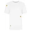 Ingmarson White Lemon Embroidered Organic Cotton T-shirt Men In White