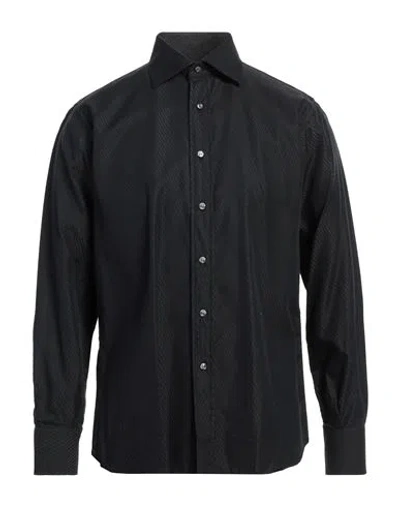 Ingram Man Shirt Black Size 15 ½ Cotton