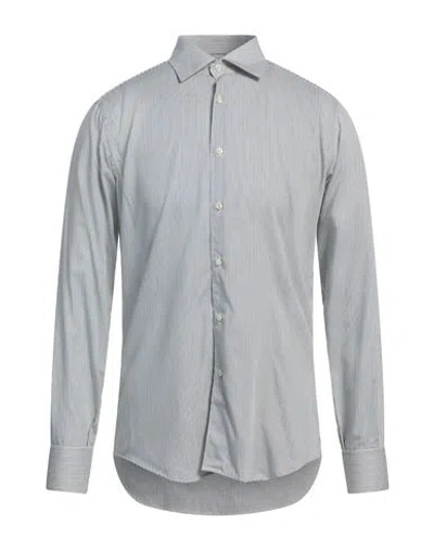 Ingram Man Shirt Green Size 17 Cotton