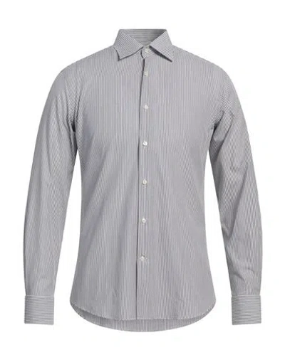 Ingram Man Shirt Grey Size 15 Cotton